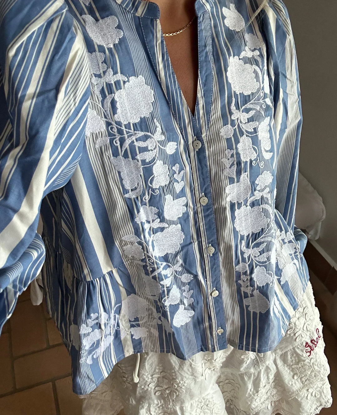 Sissel Edelbo - Skjorte - Blå - Juliane