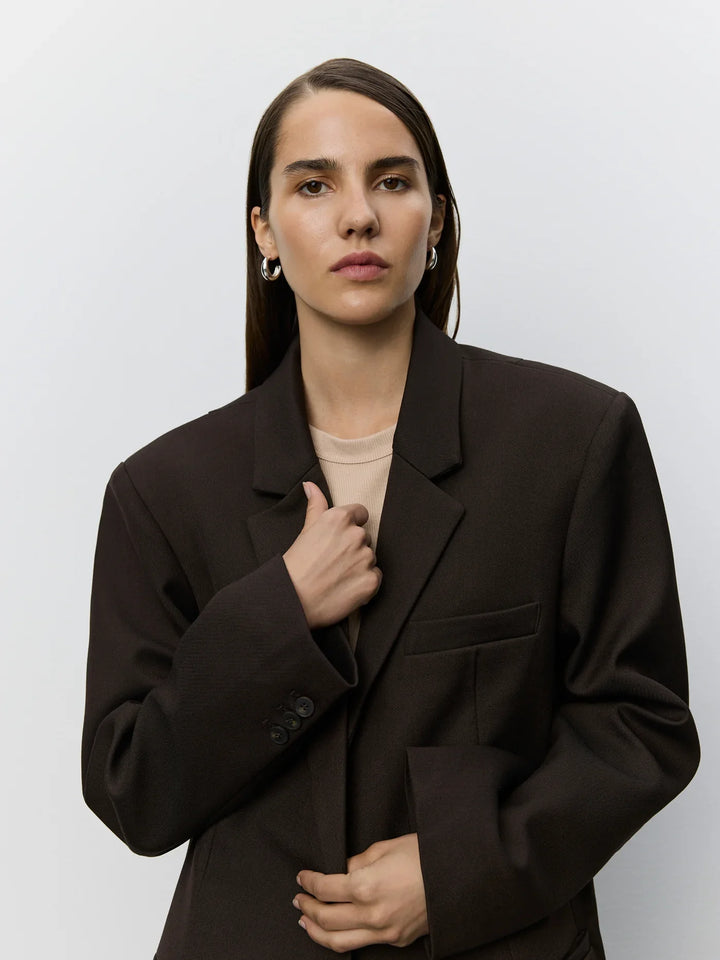 Sofie Schnoor - Blazer - Dark brown - Kaisw