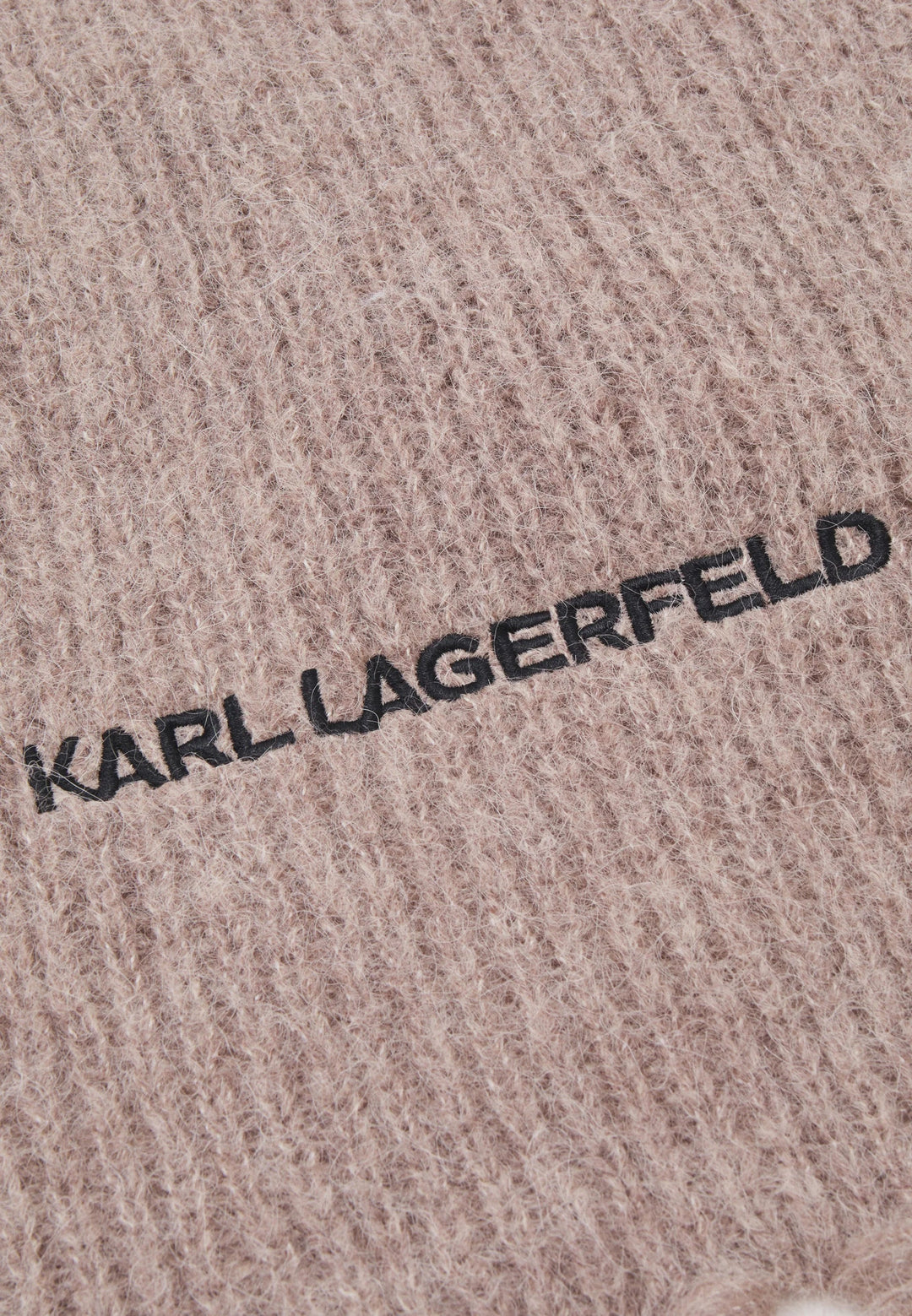 Karl lagerfeld - Halstørklæde - Sand - ESSENTIAL KNIT SCARF - Stilkompagniet.dk