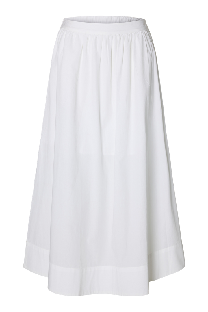 Selected Femme - Nederdel - Bright White - Slit
