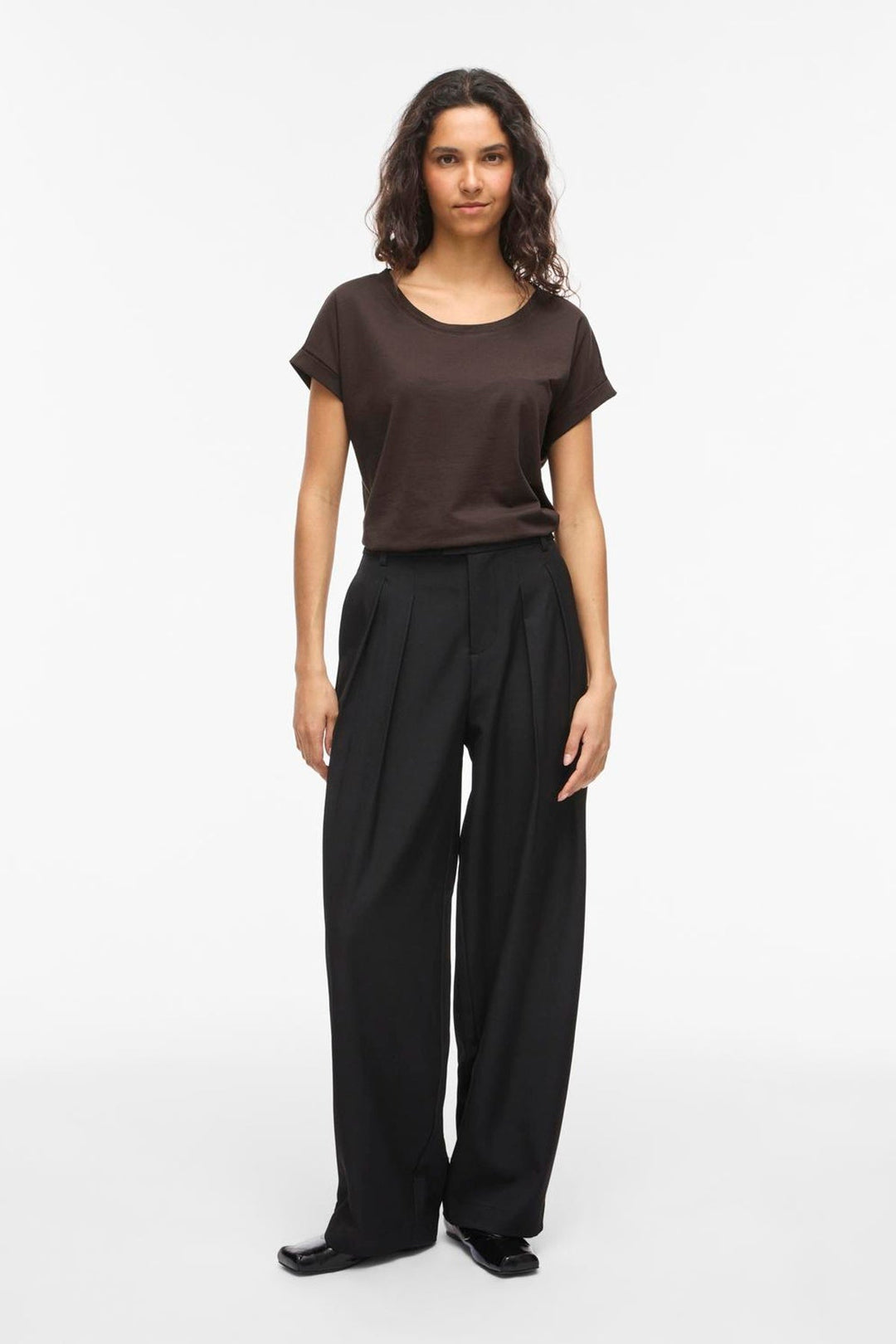 Vila - T-shirt - Coffee bean - Dreamers New Pure
