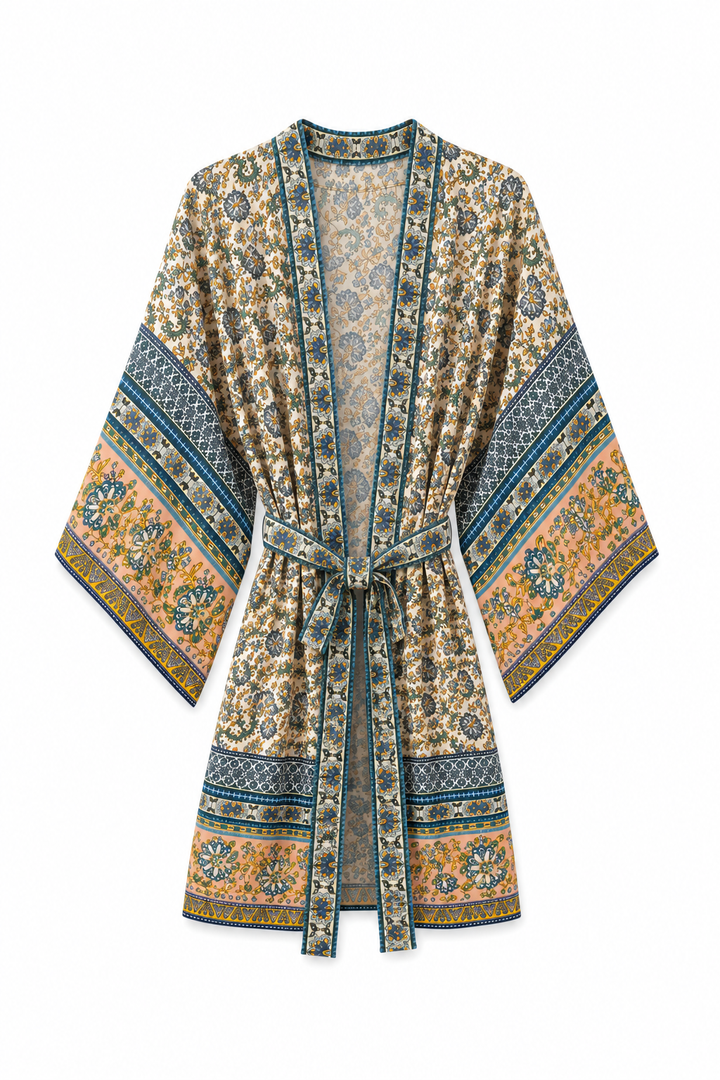 Andcopenhagen Studio - Kimono - Blå - Kimmy