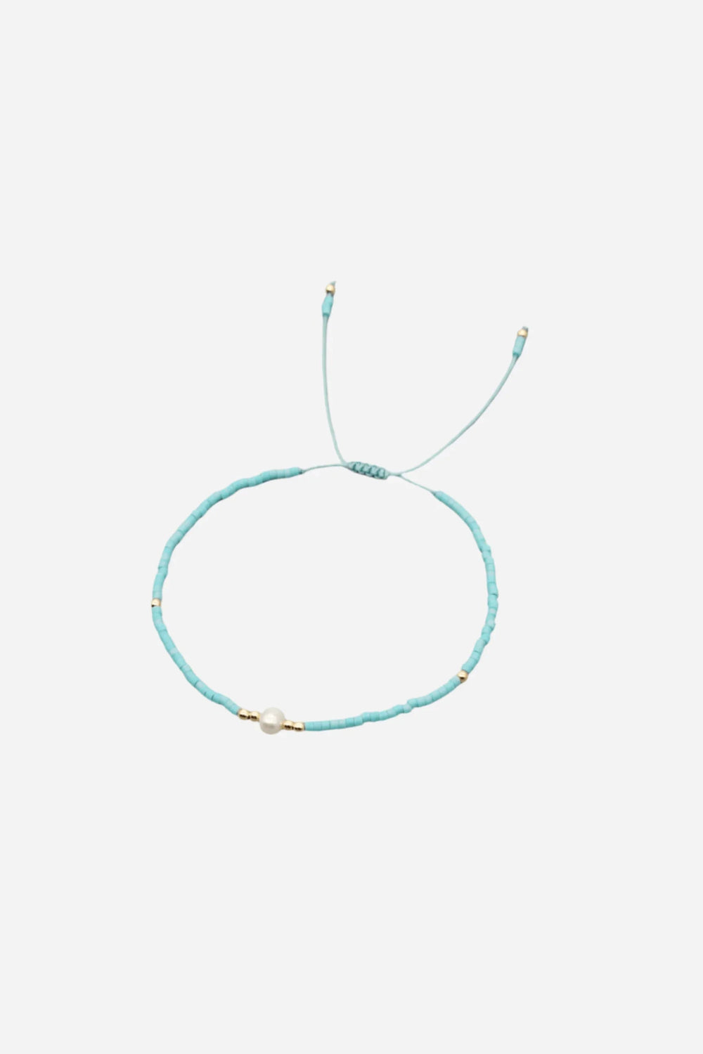 Andcopenhagen - Holly Armbånd - Tyrkis, Perle & Guld - Stilkompagniet.dk