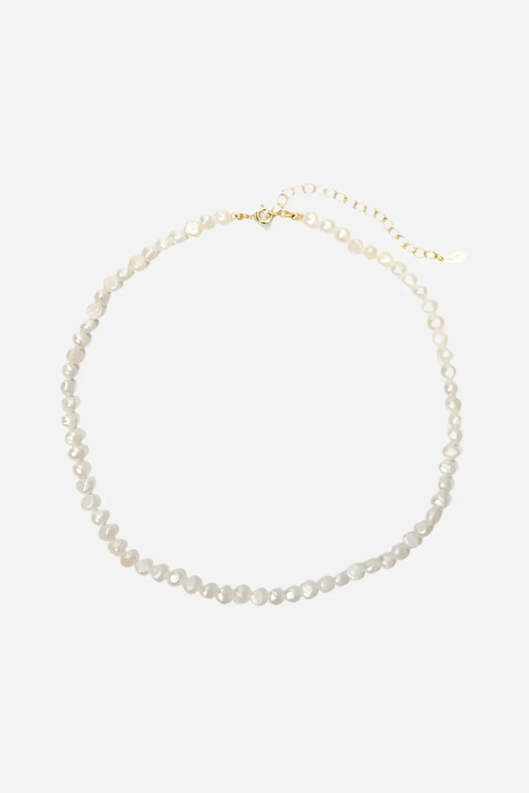 Andcopenhagen Jewelry - Halskæde - 18 karat guldbelagt 925 sterlingsølv - Timeless Pearl