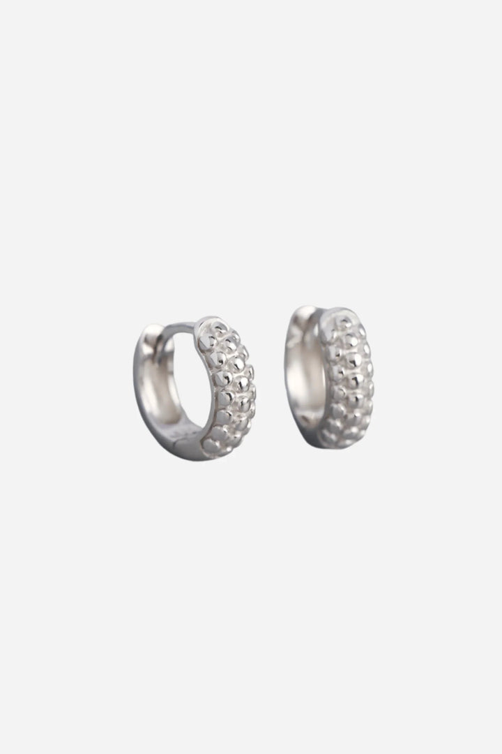 Andcopenhagen Jewelry - Øreringe hoops - 925 sterlingsølv - Chunky Dottie