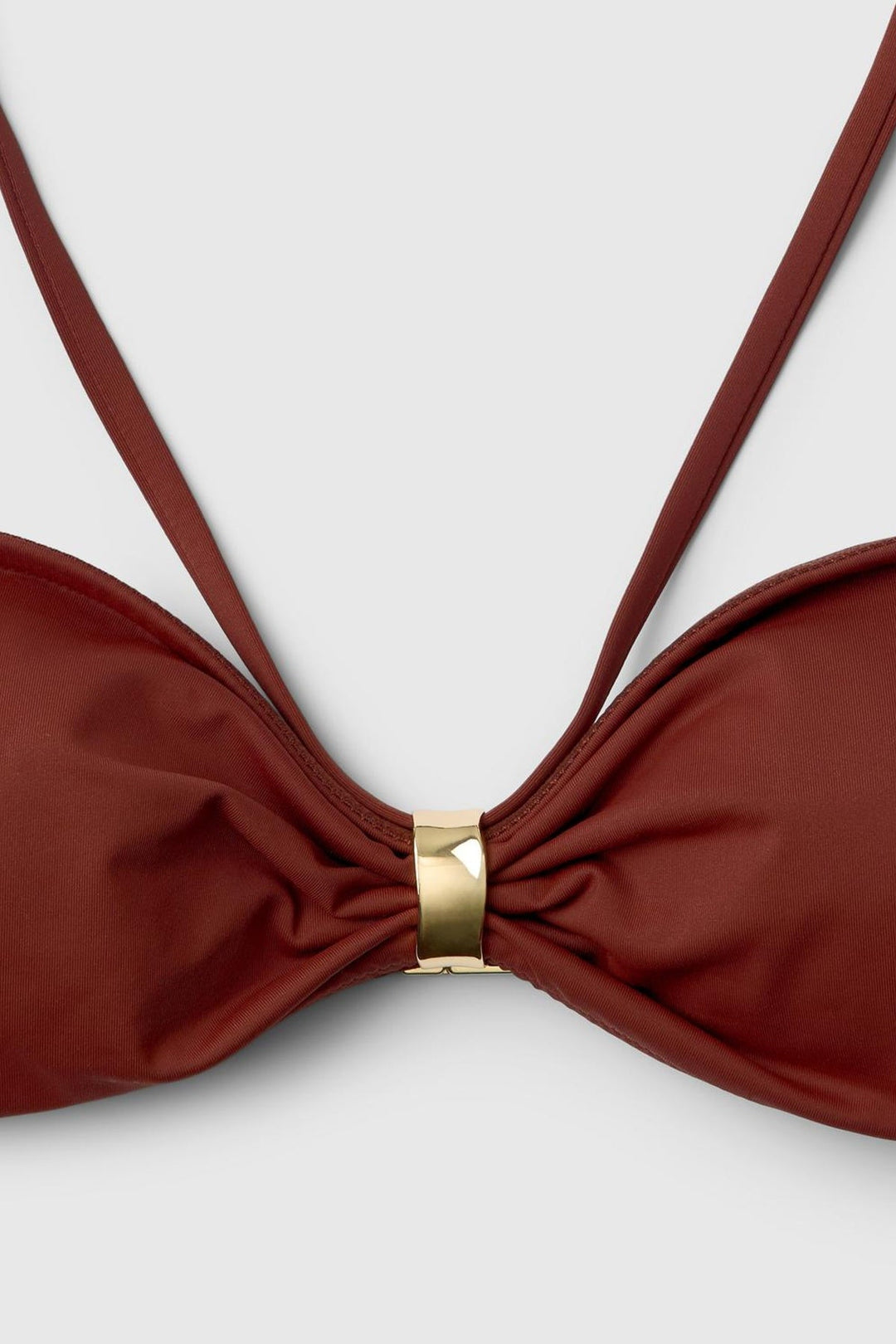Selected Femme - Bikini Top - Cherry Mahogany - Bari