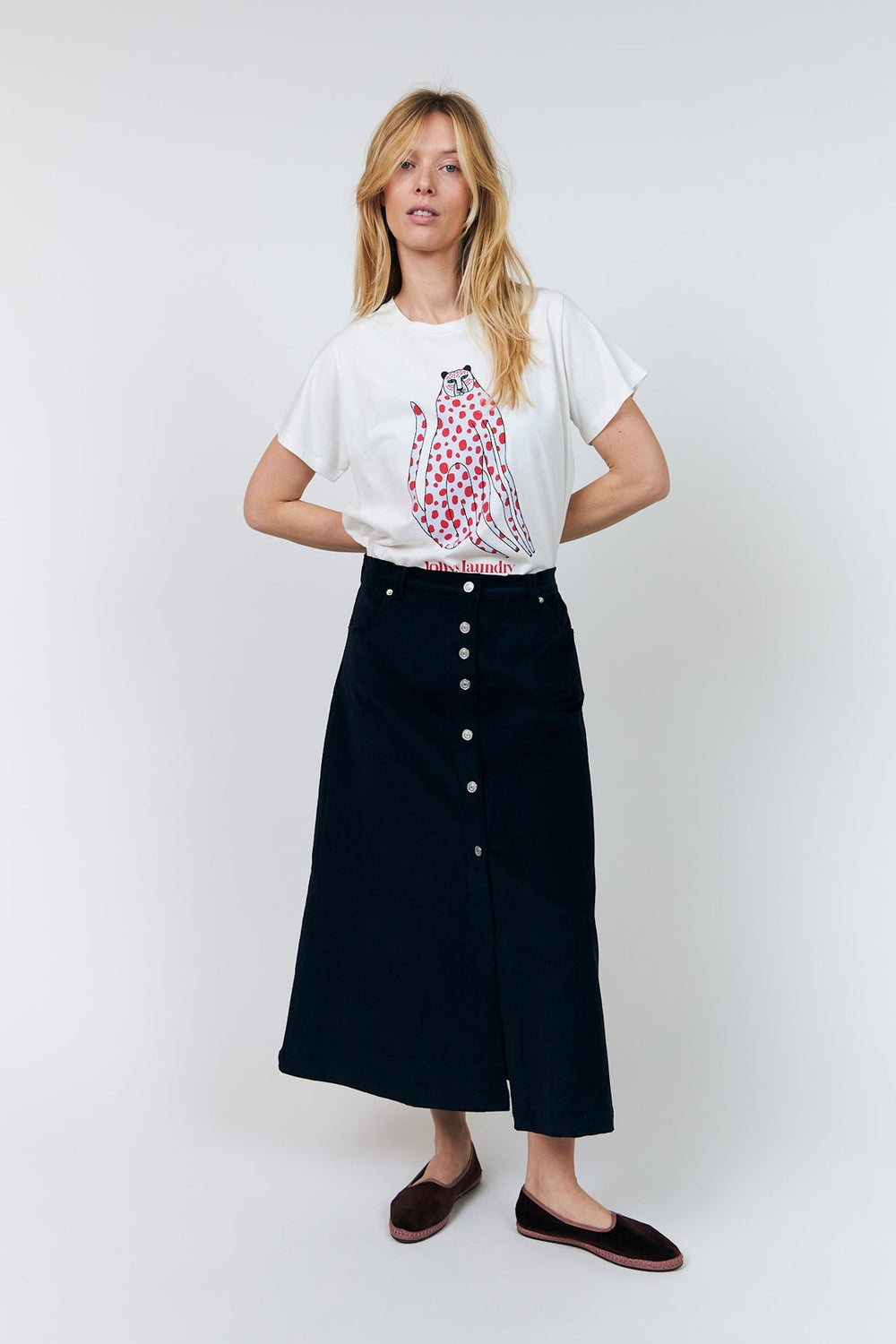 Lollys Laundry - T-shirt - White - RomaLL