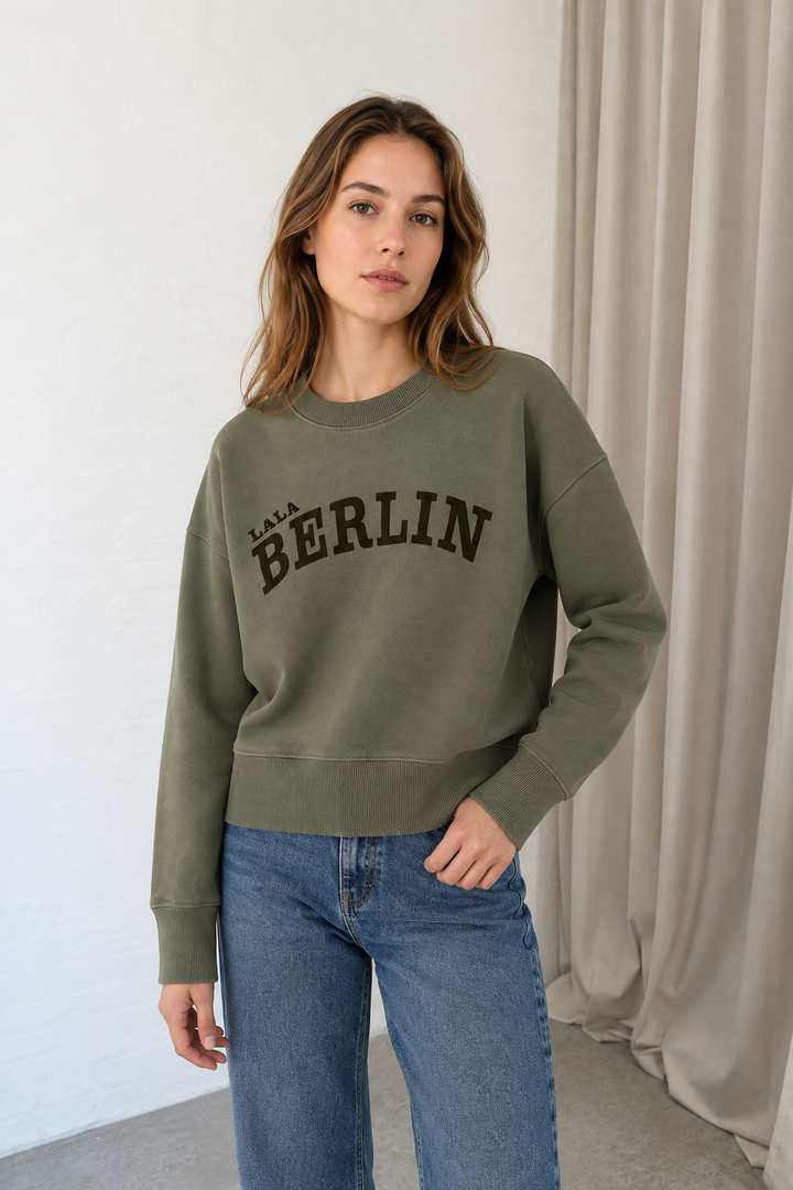 Lala Berlin - Sweatshirt - Moss - Sweatshirt 2
