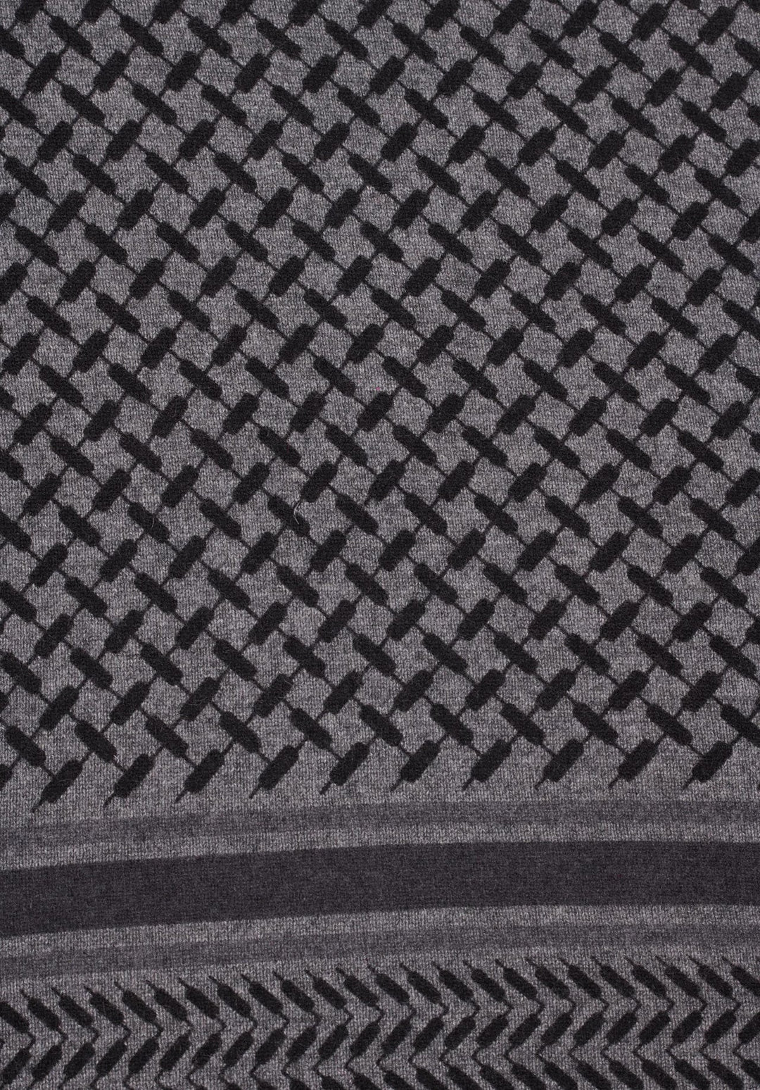 Lala Berlin - Cashmere tørklæde - Lubecca Dark Grey Melange - Trinity Classic M - sss - Stilkompagniet.dk