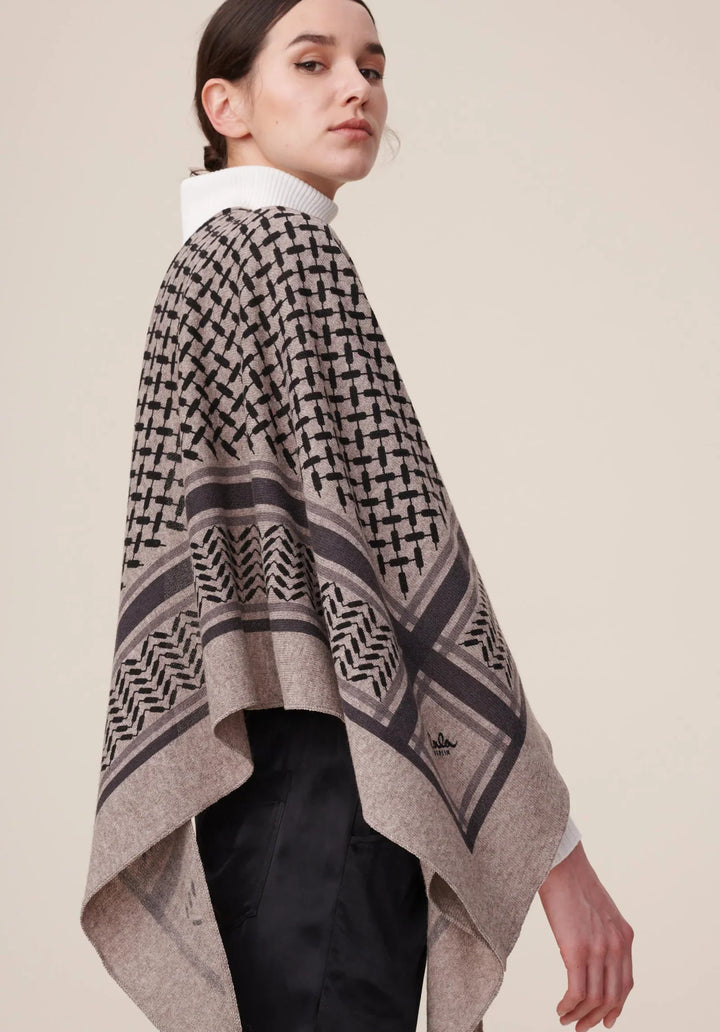 Lala Berlin - Cashmere tørklæde - Stradivari Dark Brown melange - Trinity Classic M