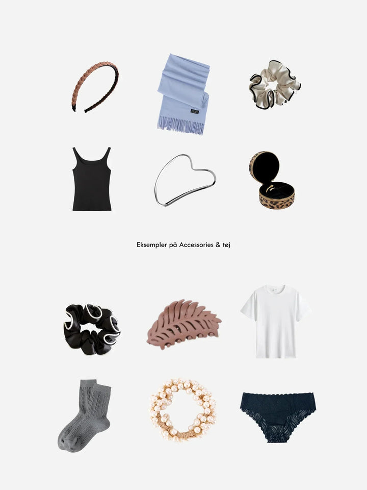 Andcopenhagen Jewelry | Adventskalender | Spar 65% | 4 Smykker + 4 accessories i flotte blonde poser