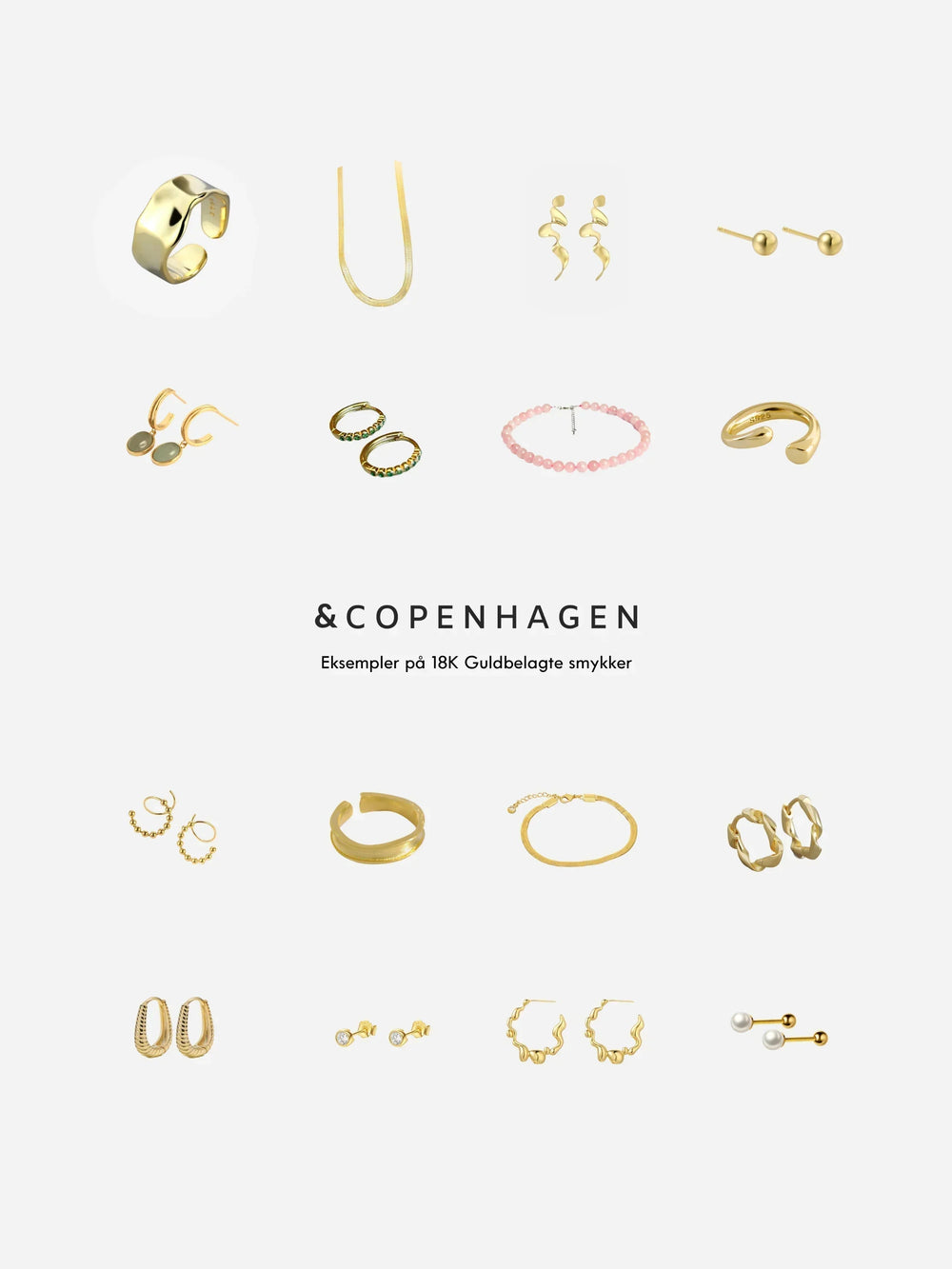 Andcopenhagen - Adventskalender - 2 Smykker + 2 accessories - Stilkompagniet.dk