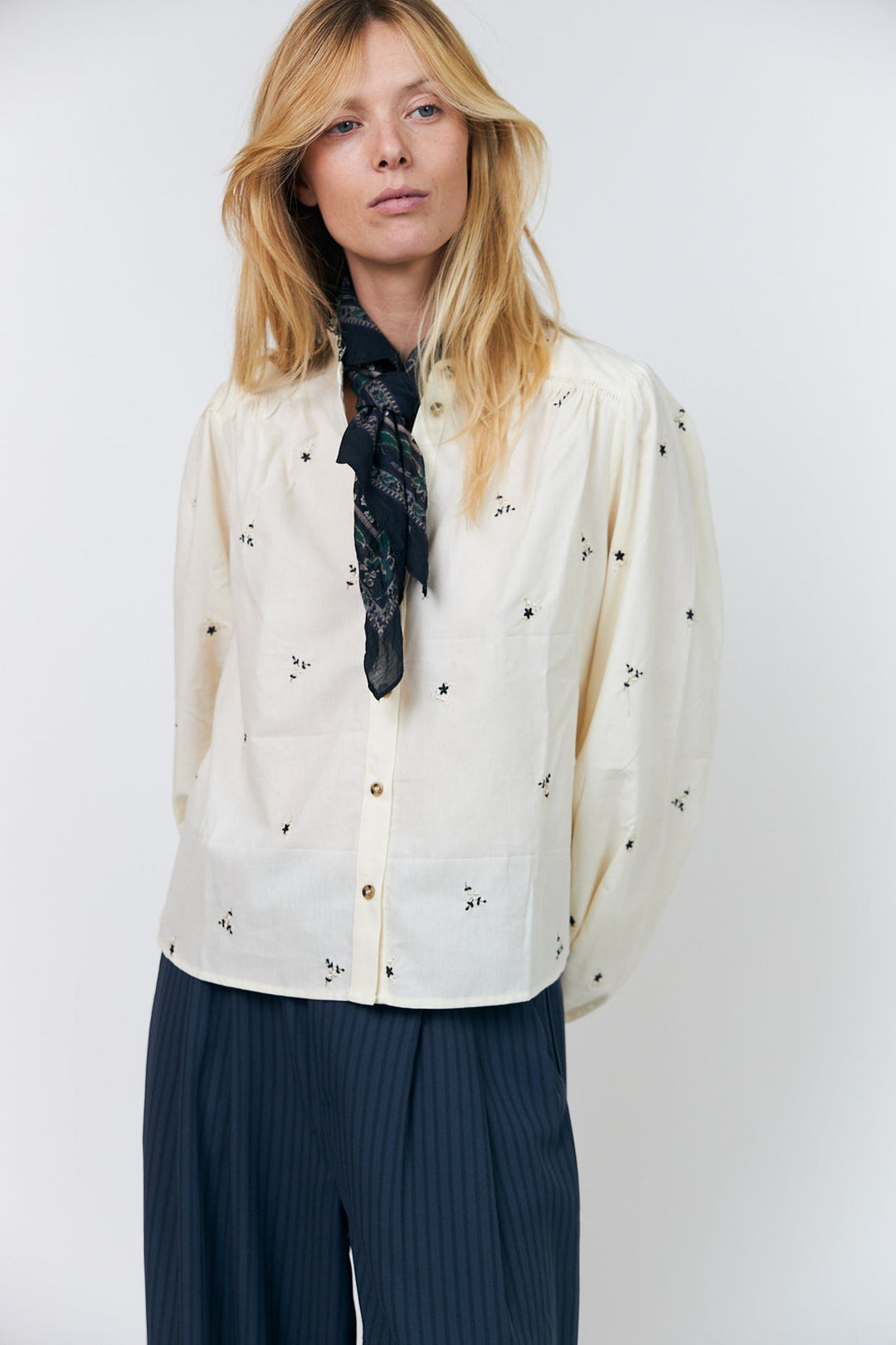 Lollys Laundry - Skjorte - Flower Print - Alessandrall