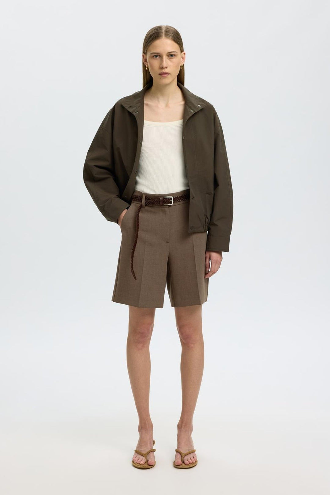 Selected Femme - Shorts - Chocolate Chip - Rita