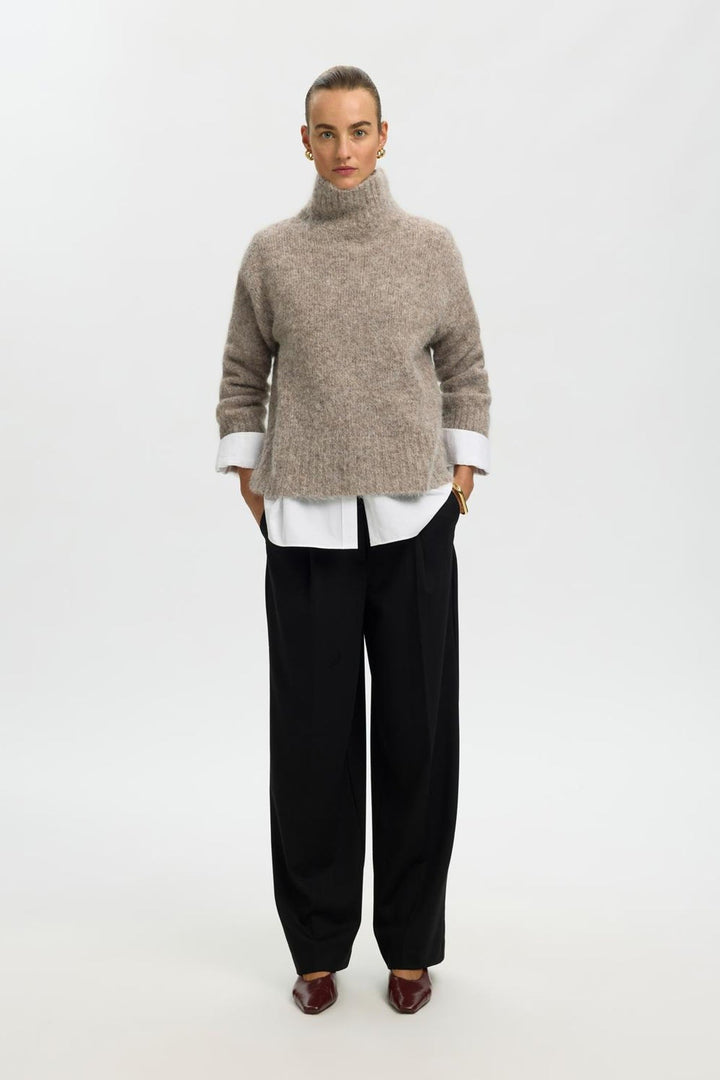 Selected Femme - Pullover - Steel Gray - Gabriella