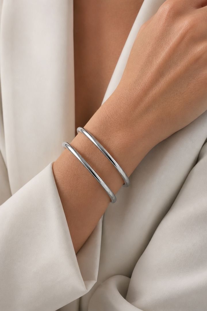 Nine Jewelry - Zoey Cuff bracelet - sølv