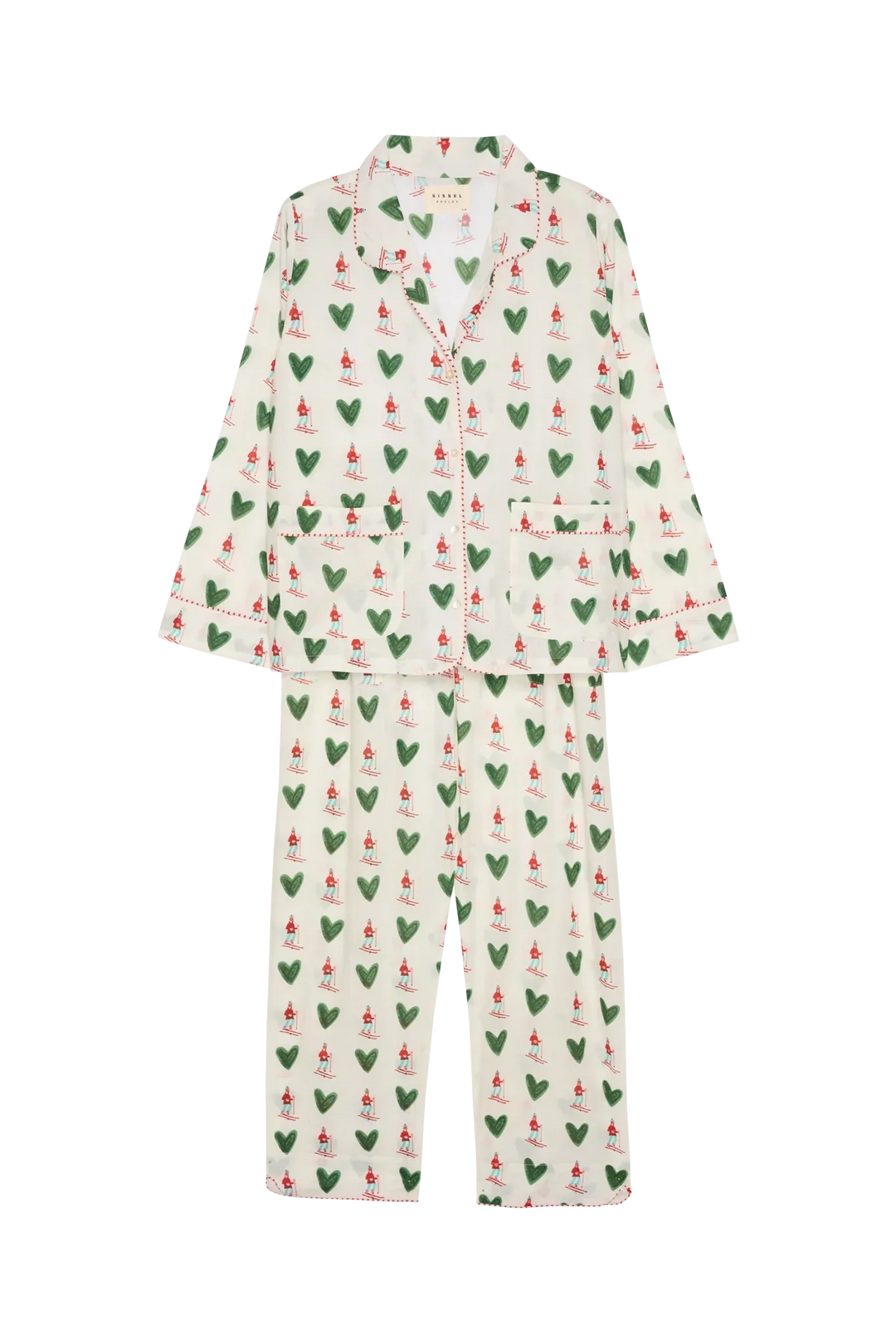 Nuit Pyjamas Set fra Sissel Edelbo er et charmerende pyjamassæt packshot