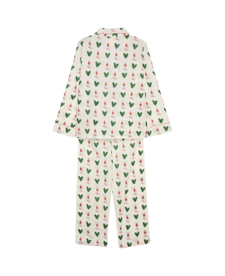 Nuit Pyjamas Set fra Sissel Edelbo er et charmerende pyjamassæt bagfra