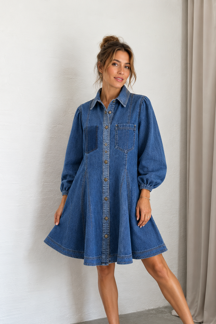 Sassy Copenhagen - Denimkjole - Blå - Ottela