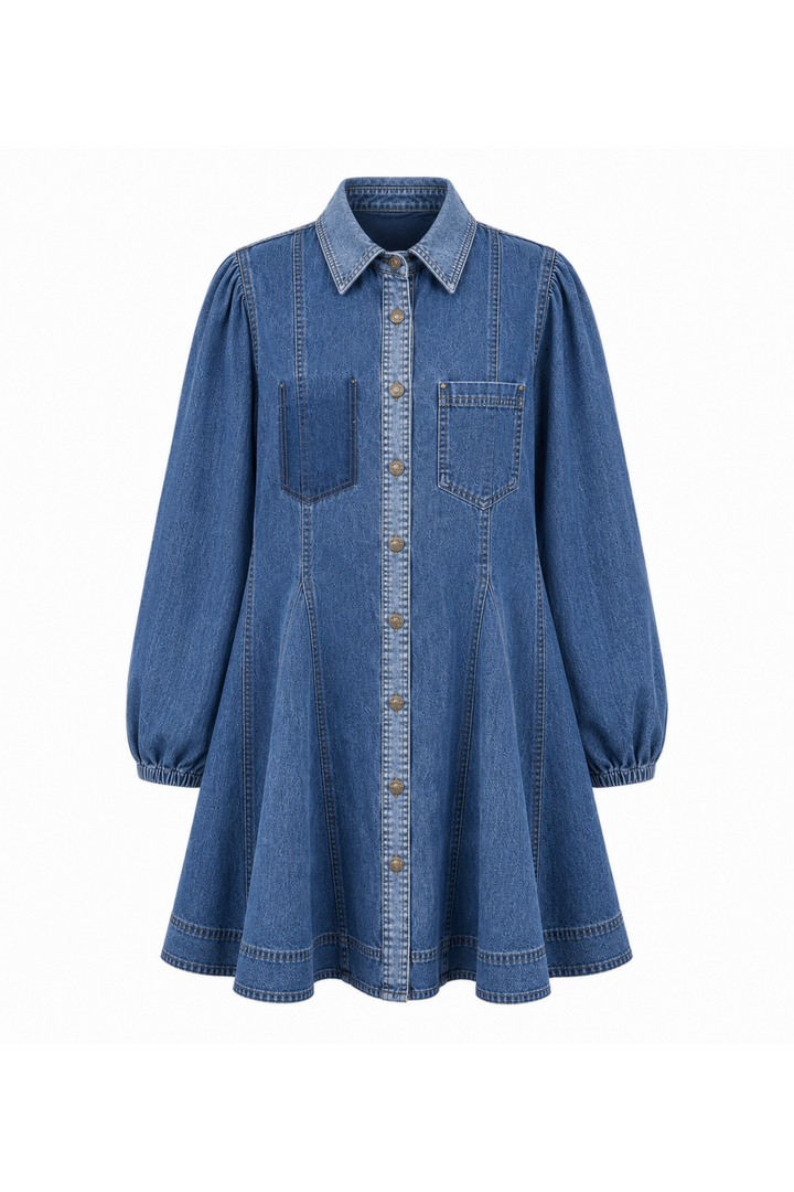 Sassy Copenhagen - Denimkjole - Blå - Ottela
