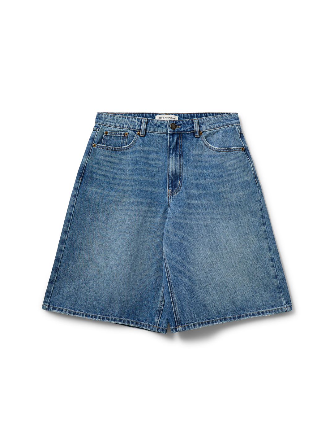 Sofie Schnoor - Bermuda Shorts - Denim Blue - Stokesw Oversized