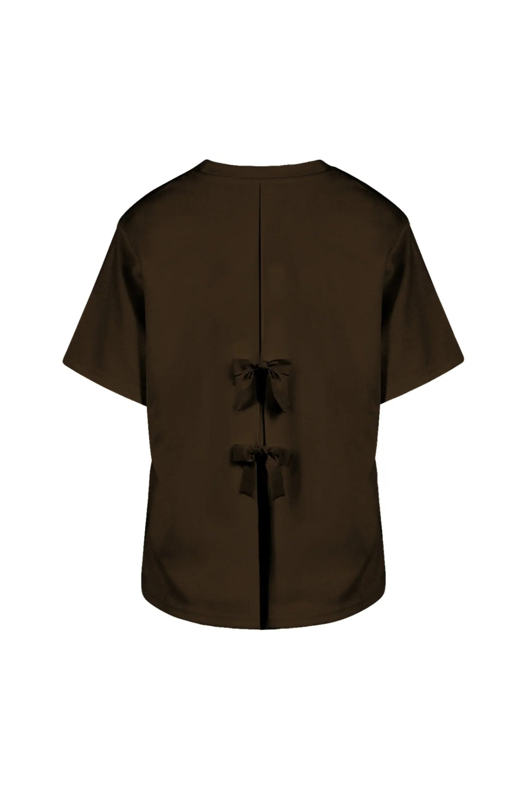 Coster Copenhagen - Blouse with bows - Brun - Bea
