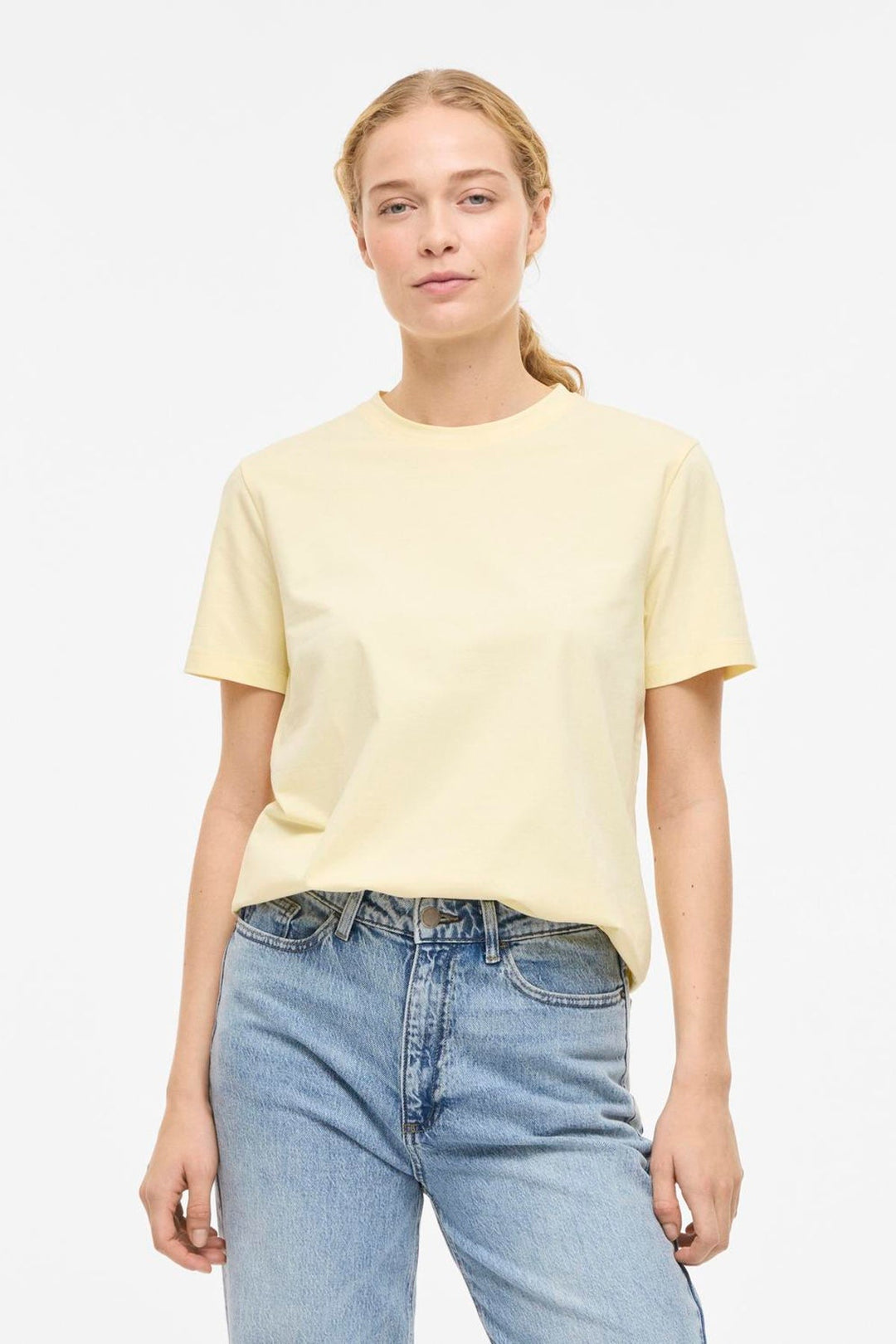 Vila - T-shirt - Pastel Yellow - Vinora