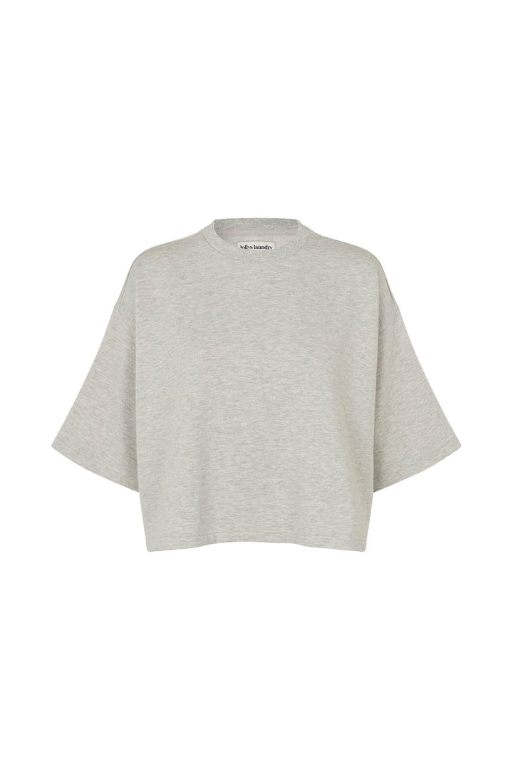 Lollys Laundry - Sweatshirt - 13 Light Grey Melange - Danll Boxy