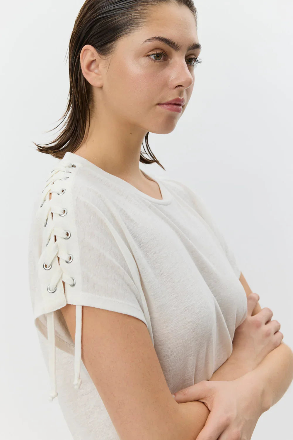 Sofie Schnoor - T-shirt - Off White - Aleid