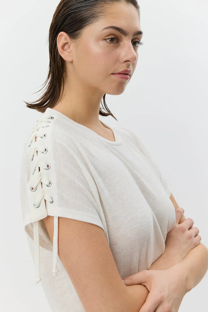 Sofie Schnoor - T-shirt - Off White - Aleid