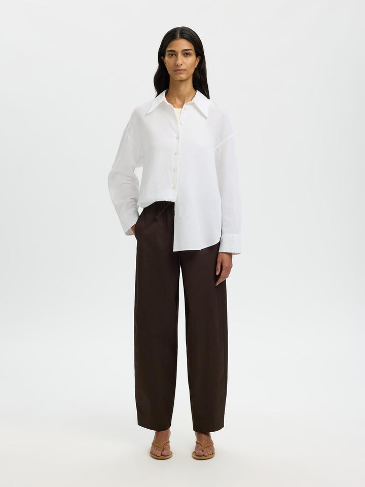 Selected Femme - Skjorte - Hvid - Cleo