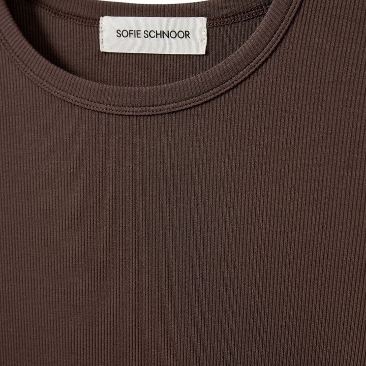 Sofie Schnoor - Langærmet viskose bluse - Brown - Petricia - Stilkompagniet.dk