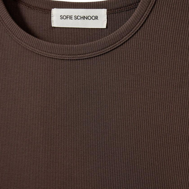 Sofie Schnoor - Langærmet viskose bluse - Brown - Petricia - Stilkompagniet.dk