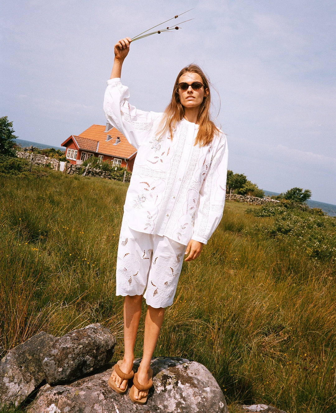 Sissel Edelbo - Skjorte - White Pastel - Sada