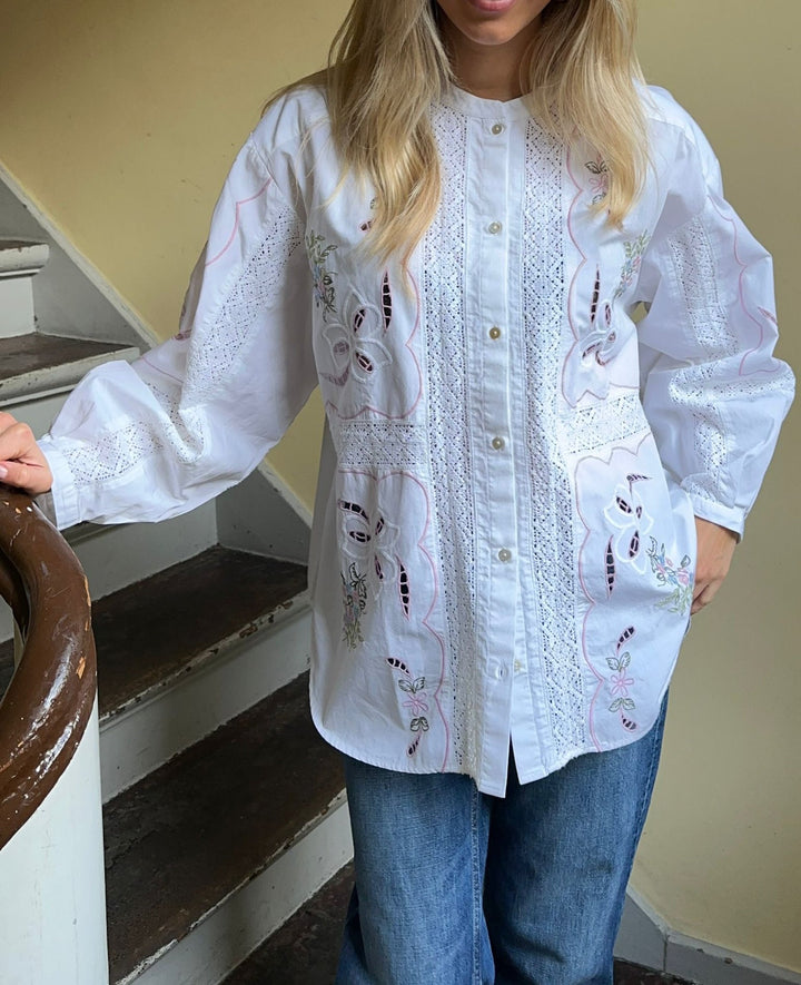 Sissel Edelbo - Skjorte - White Pastel - Sada