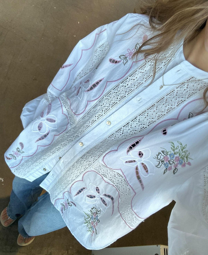 Sissel Edelbo - Skjorte - White Pastel - Sada