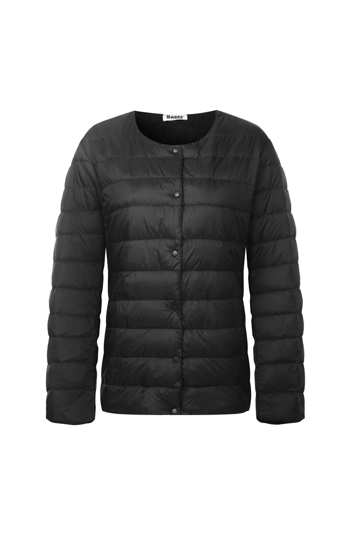Sassy Copenhagen - Quiltet jakke - Sort - Rosalie