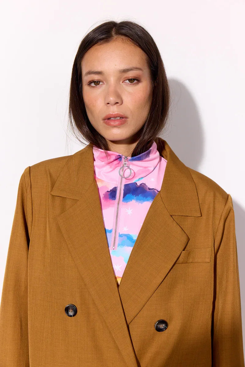 Hunkøn - trenchcoat - Brown - Sia