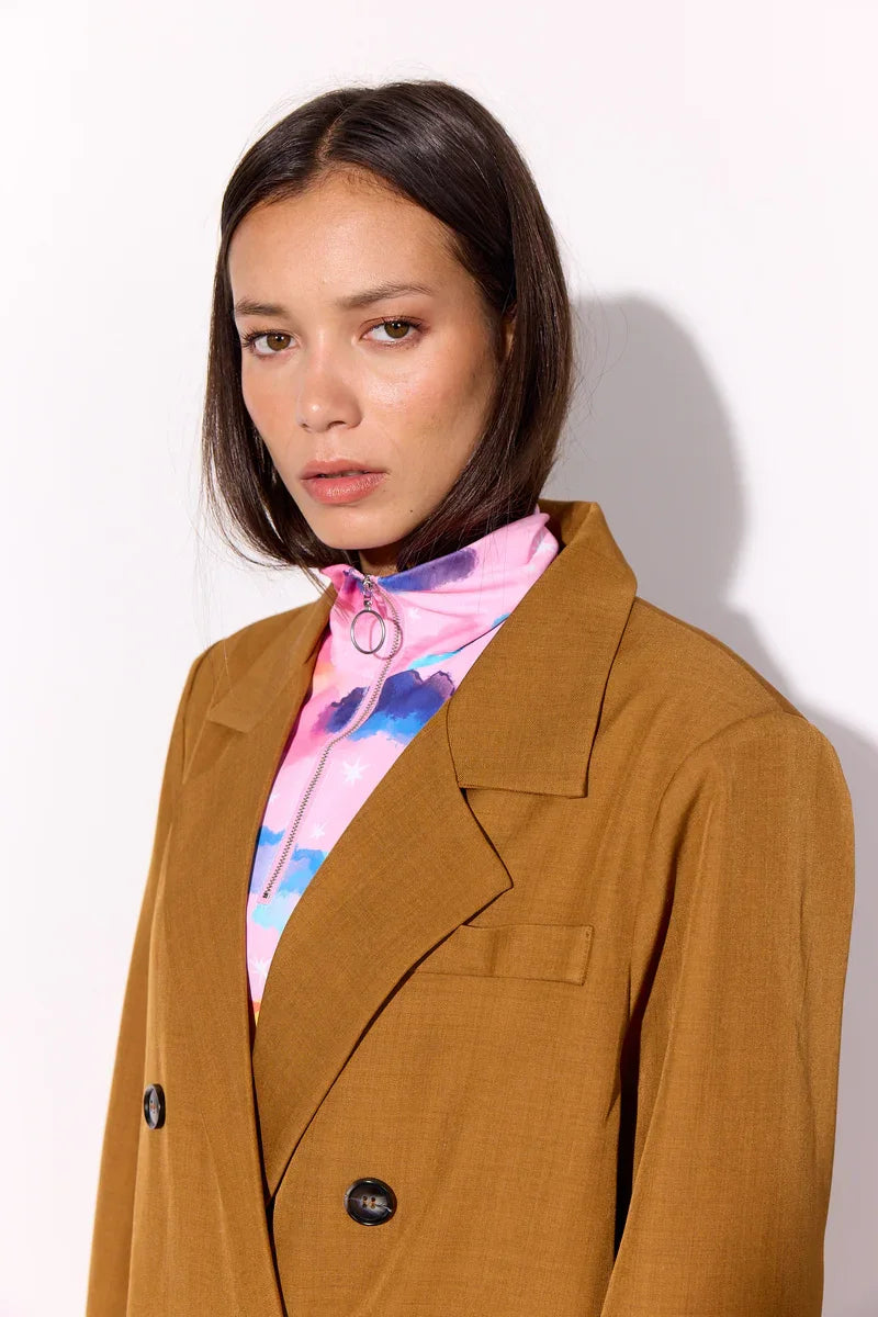 Hunkøn - trenchcoat - Brown - Sia