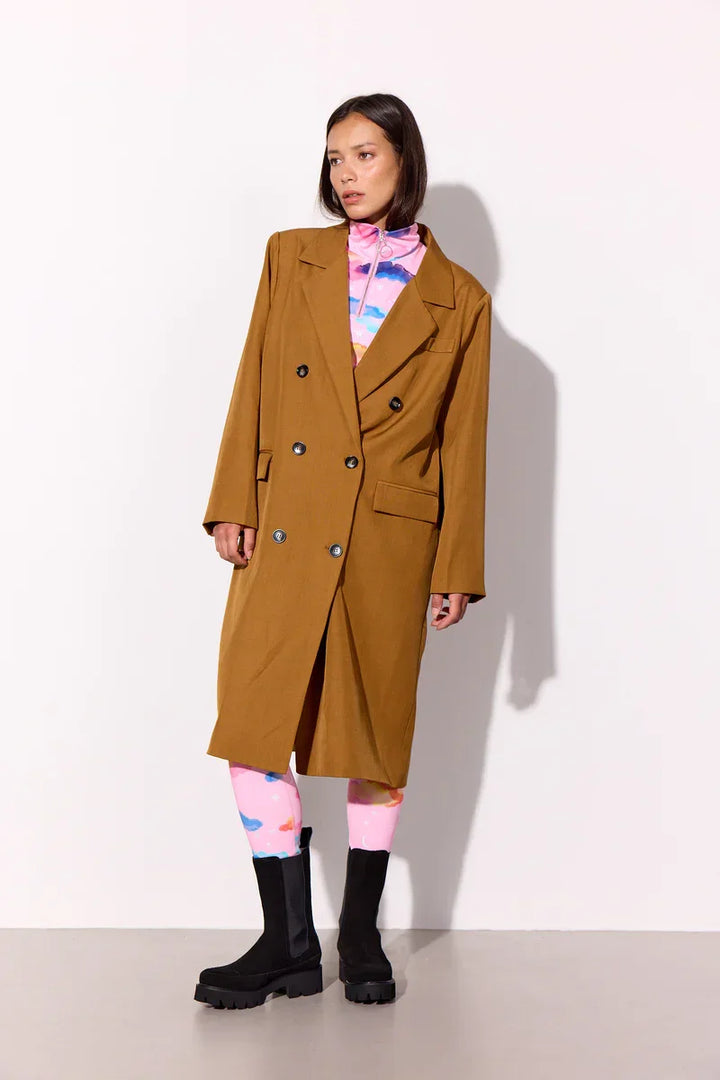 Hunkøn - trenchcoat - Brown - Sia