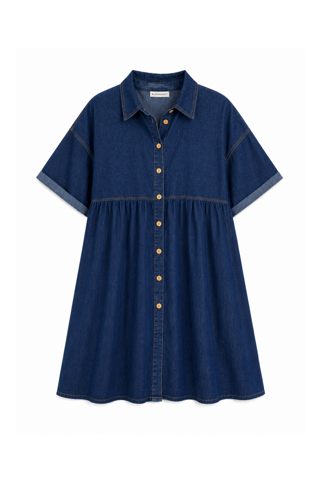 Andcopenhagen Studio - Denimkjole - Mørkeblå - Silje