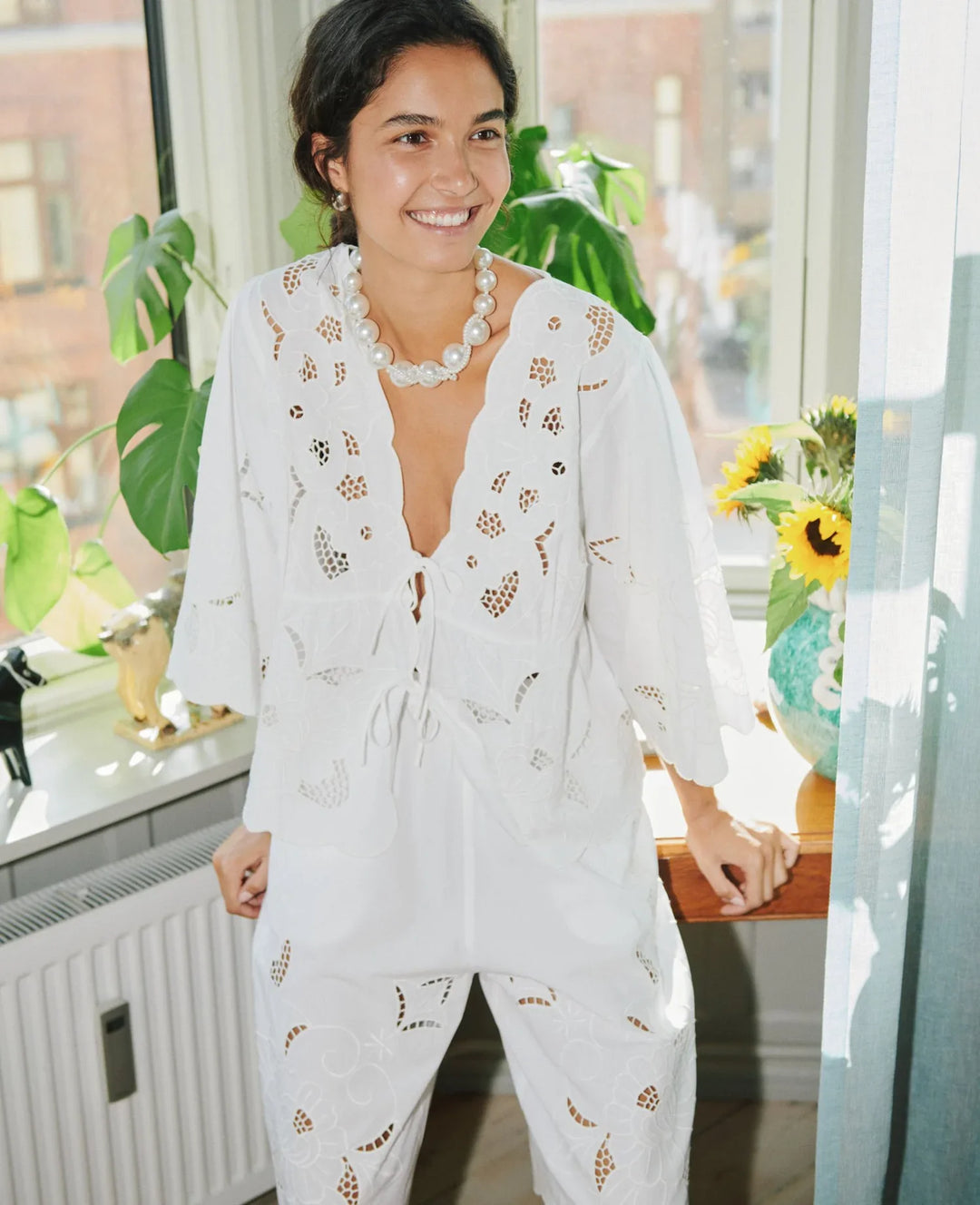 Sissel Edelbo - Top - Ecru - Adeline