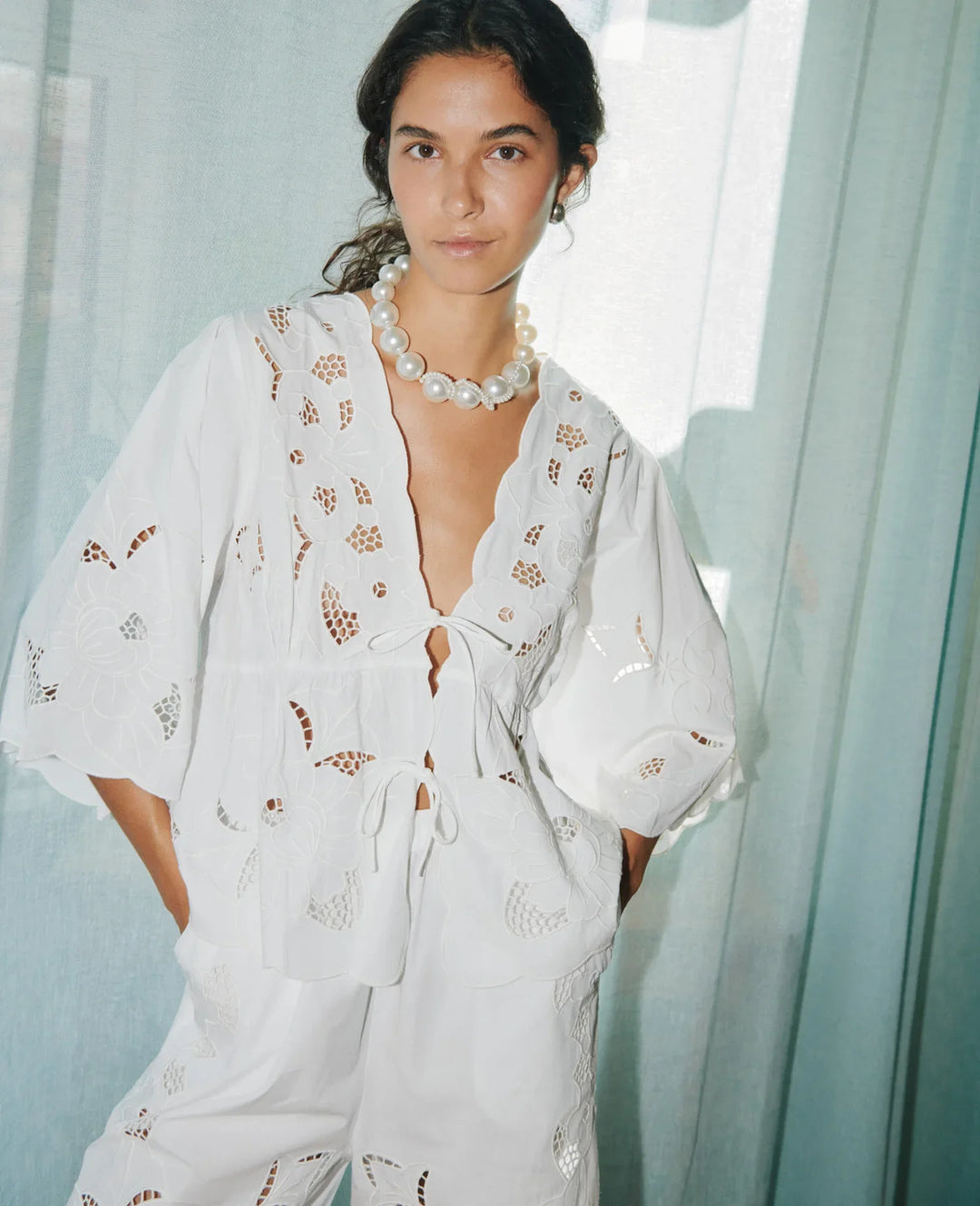 Sissel Edelbo - Top - Ecru - Adeline