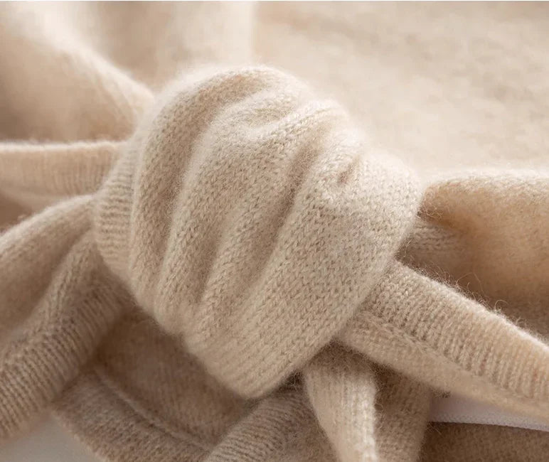 Andcopenhagen - Cashmere trinity mini tørklæde - 100% Cashmere - Sand - Stilkompagniet.dk