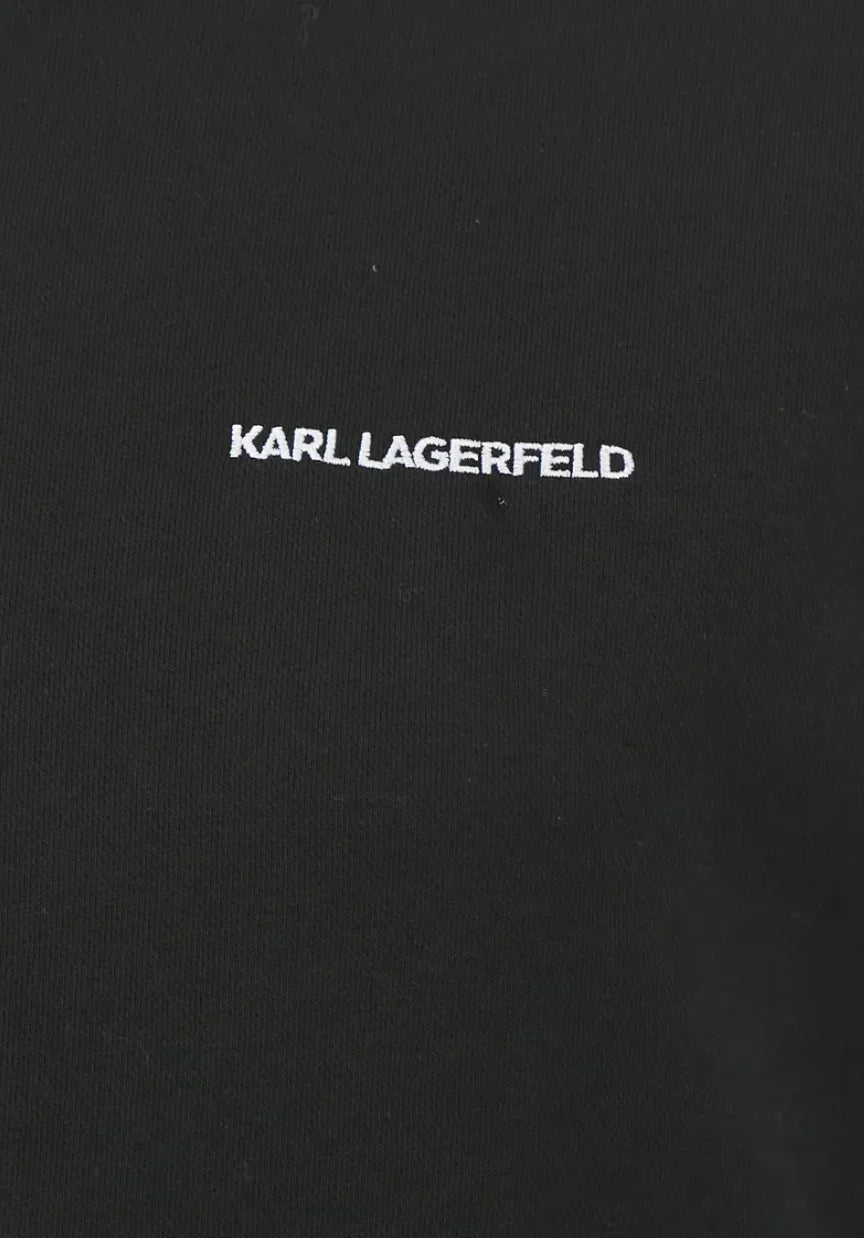 Karl Lagerfeld -Sweatshirt - Sort & Logo - Essential sweat - Stilkompagniet.dk