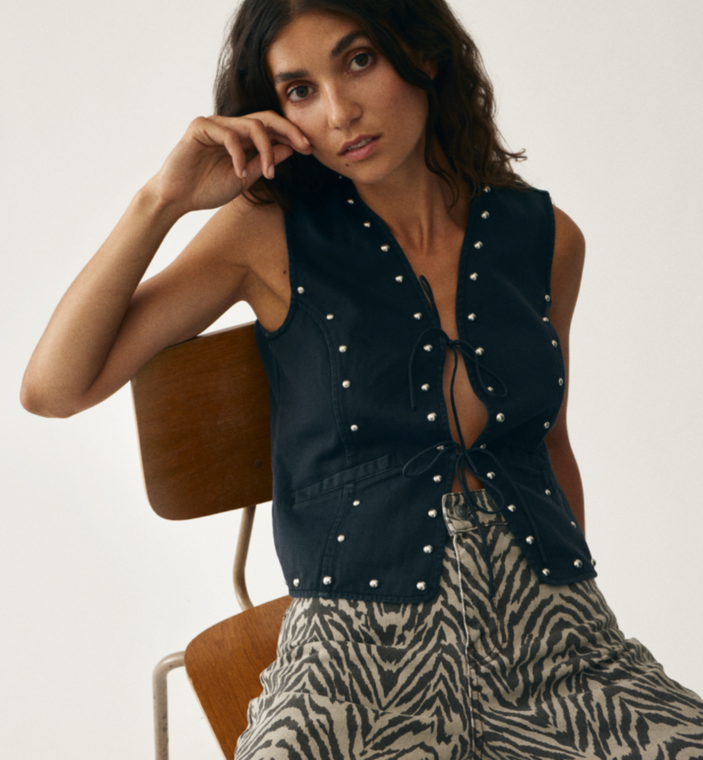 Global Funk - Vest - Washed black - Filluca - Stilkompagniet.dk