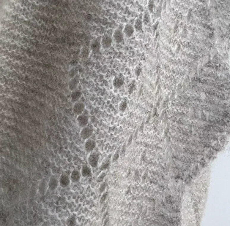 Andcopenhagen - Cashmeretøklæde - Triangle trinity stor 100% Cashmere - Grey - Stilkompagniet.dk