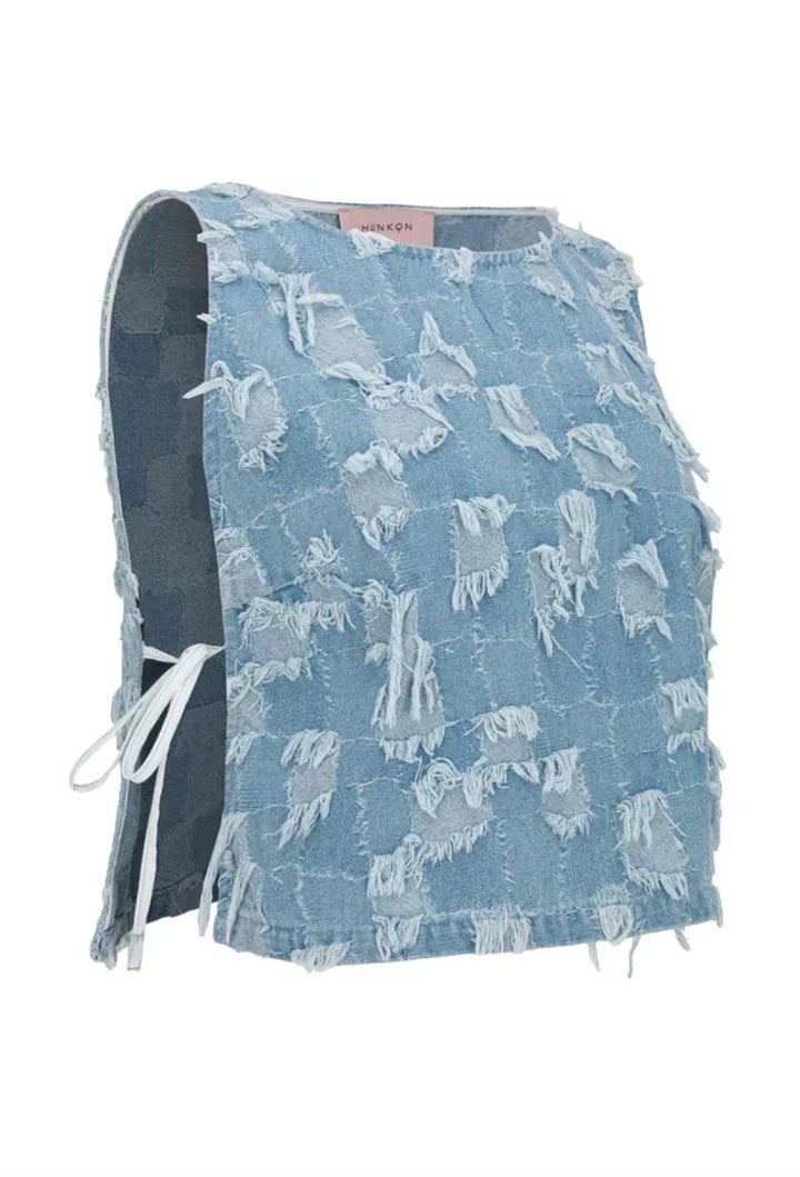 Hunkøn - Top - Denim - Nico - Stilkompagniet.dk