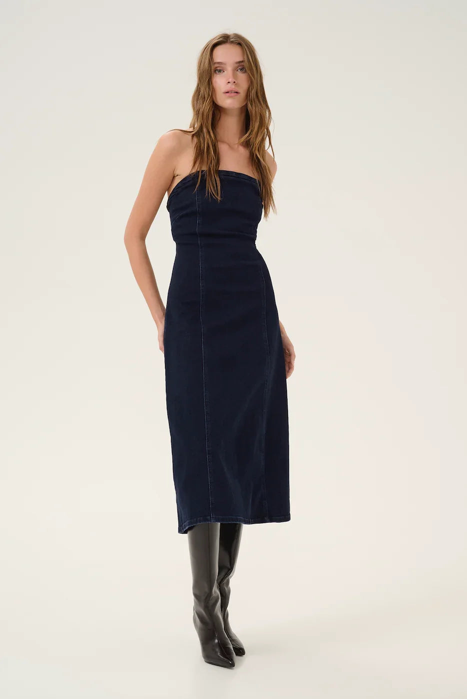 My Essential Wardrobe - Kjole - Dark blue - Ayo - Stilkompagniet.dk