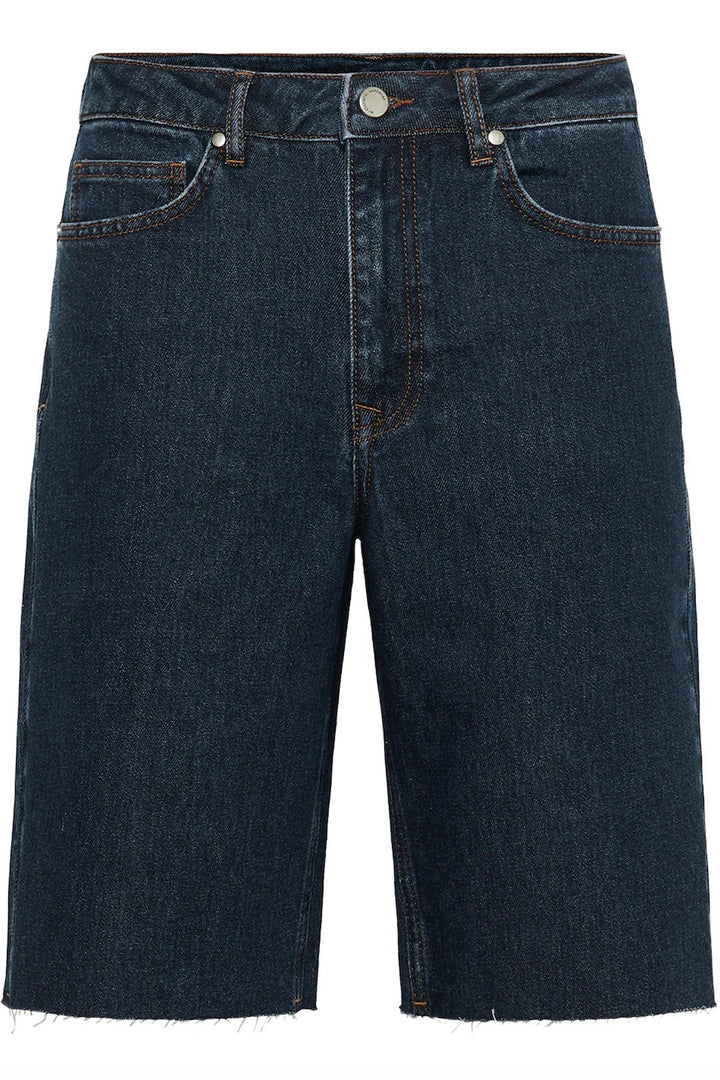 My Essential Wardrobe - Long shorts - Dark blue - LouisMW 139 - Stilkompagniet.dk